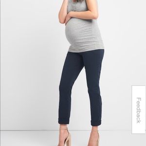 Gap Maternity Full Panel Girlfriend Chinos